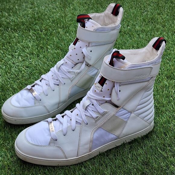 GUCCI HI TOP - Mens Sneakers - SIZE 12 G - Picture 3 of 12